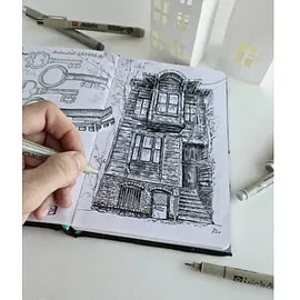 Sakura Pigma Micron Fineliner-Set farbsortiert 0,25 + 0,45 + 0,60 mm, 8 St.