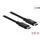 DeLock USB-C auf USB-C 0,8 m Schwarz