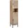 Beliani Rosell Badezimmerschrank 40 x 165 x 36 cm Hellbraun