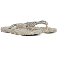 Ilse Jacobsen HORNBÆK | Cheerful03G | Flip Flops with Glitter | Platin | 38 EU - 38 EU