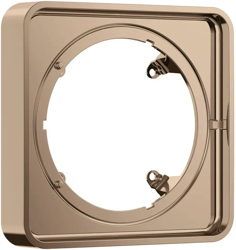 Axor ShowerSelect ID Verlängerungsrosette softsquare 22 mm - polished red gold optic