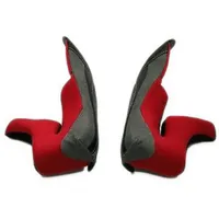X-lite X-403 GT/Ultra Carbon Wangenpolster, schwarz/rot, L