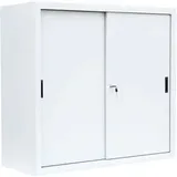 Lüllmann Aktenschrank 120,0 x 45,0 x 109,0 cm weiß