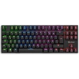 Sharkoon PureWriter TKL RGB, Kailh Choc LOW PROFILE BLUE, USB, US