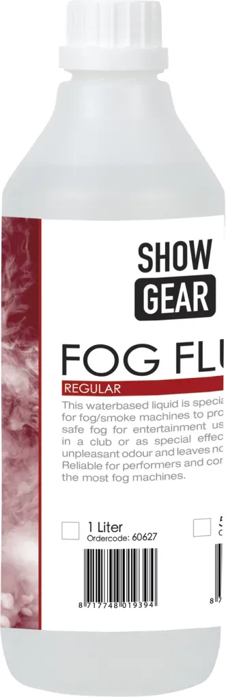 Showgear Fog Fluid Regular 1 Liter - wasserbasiert