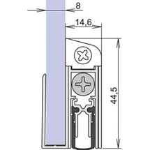 ATHMER Türdichtung Schall-Ex GS-8 833 mm Silber