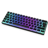 endorfy Thock Compact Wireless DE Kailh Box Red Pudding, Kompakte, Mechanische Switches Kailh Box Red, Keycaps aus PBT, Bluetooth und 2.4 GHz Wireless, Deutsches Layout QWERTZ | EY5D001