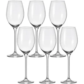 LEONARDO Cheers Weißweinglas Kristallglas 0,4 l 6 St.