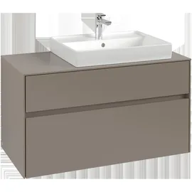 Villeroy & Boch Collaro Waschtischunterschrank C01800AA 100x54,8x50cm, Waschtisch rechts, White oak