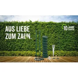 GAH Alberts Maschendrahtzaun Set 25 x 1,75 m grün