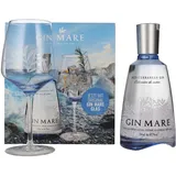 Gin Mare Mediterranean Gin 42,7% Vol. 0,7l in Geschenkbox mit Glas