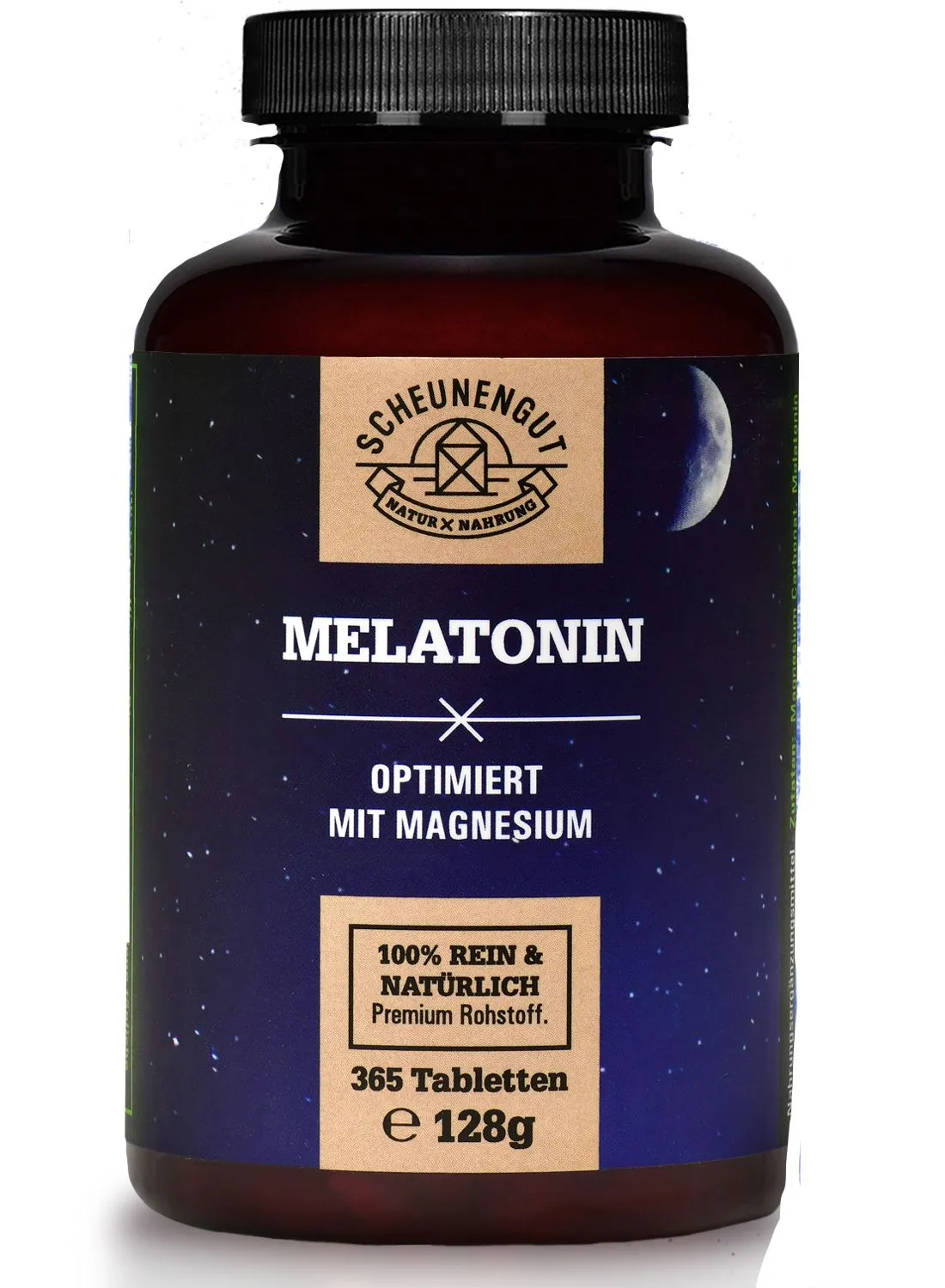 Scheunengut® Melatonin | Schlafkomplex mit 1mg pro Tablette 100% natürlich Tabletten 365 St