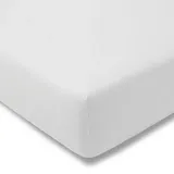 Estella Spannbettlaken Jersey-Elasthan 200 x 200 - 200 x 220 cm weiß