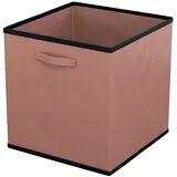 Intirilife Aufbewahrungs-Stoffbox 26,7 x 26,7 x 28 cm 6-tlg. braun