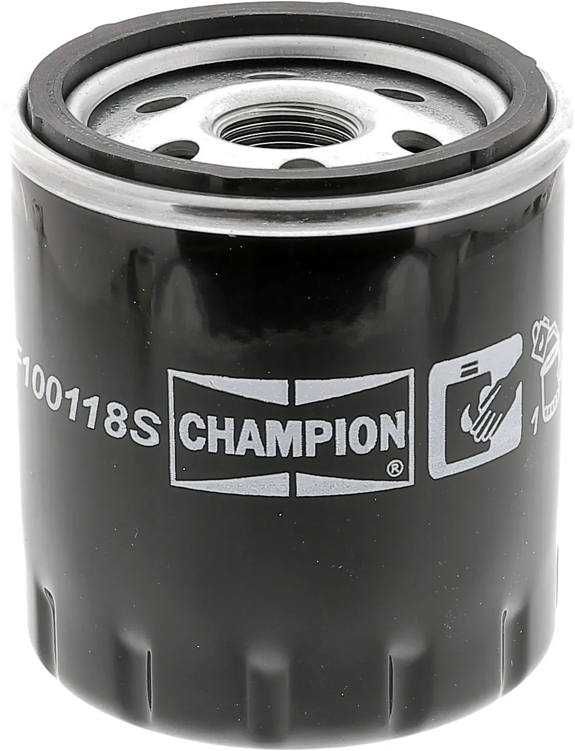 CHAMPION Ölfilter cof100118s Anschraubfilter 87mm GewindemaßM 20 x 1.5 für Citroën Peugeot Citroën/Peugeot DAF PIAGGIO GM Ford Fiat ALFAR