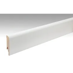 MEISTER Fussleiste Profil 5 PK  Weiß streichfähig DF 2222 - 2380 mm