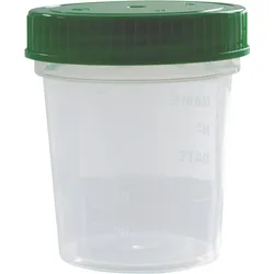 500 x Urinprobenbecher 100 ml mit grünem Schraubverschluss