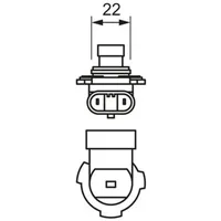 Bosch Glühlampe, Fernscheinwerfer Pure Light WS 1 987 302