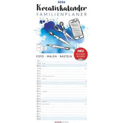 Kreativ-Kalender Familienplaner - Kalender 2026