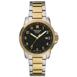Swiss Alpine Military by Grovana Herrenuhr 7011.1147 - Silber