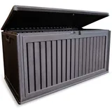 osoltus Kissenbox Auflagenbox Kunststoff mit Gasdruckfeder schwer 128x64cm