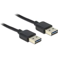 DeLock USB-A 3,00 m Schwarz