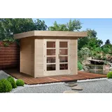 Weka Designhaus 126+ 3 x 2,5 m Beige
