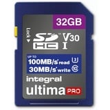 Integral SDHC-Card 32GB Classe 10 UHS-I V30 R100 MB/s