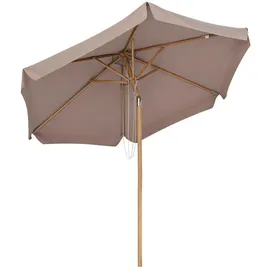 Sekey Balkonschirm Ø 200 cm Schwarz
