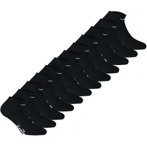 Diadora Sneakersocken 12er Pack Schwarz 39-42