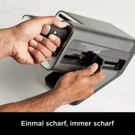 Ninja StaySharp Messerblock mit Schleifer Silber/Schwarz