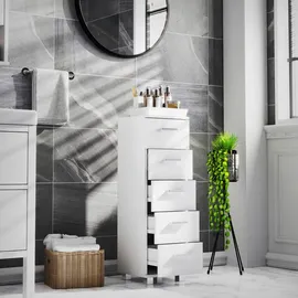 VCM Highboard Zalo M ca. 30x94x30 cm Weiß