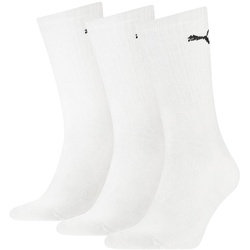 PUMA Unisex Sport-Socken, Vorteilspack - Sport Crew Lightweigth, Tennissocken, uni Weiß 47-49 3er Pack (1x3P)