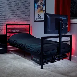 Gamingbett Basecamp 90x190cm Ohne TV Schwarz