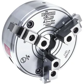 Röhm Keilstangen-Drehfutter mit Grund- und harten Aufsatzbacken 250