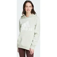 Adidas Essentials Logo Boyfriend Hoodie Linen Green S