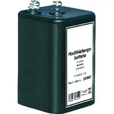 Blockbatterie IEC4R25, 6V/9Ah