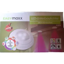 EasyMaxx 04297 LED-Lichter mit Farbwechsel | 5er-Set, Selbstklebend, Unterbau-fähig, Timer, inklusive Fernbedienung