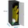 simonlocker montadas SimonRack Metallschrank Single mini zerlegt 91,5 x 40,0 x 50,0 cm Schwarz