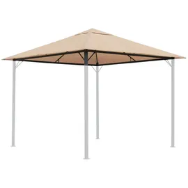 Quick Star Ersatzdach Pavillon 3x3 m 2,97 x 2,97 x 0,01 m Beige