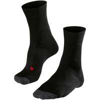 Falke Herren Tennissocken TE2 M SO Baumwolle Funktionsmaterial antiblasen 1 Paar, Schwarz black 3000), 42-43