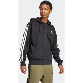 adidas Essentials 3-Streifen Sweatjacke Herren Schwarz/Weiß M
