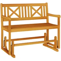 VidaXL 2-Sitzer Garten-Schaukelbank 110x59x97 cm Massivholz Akazie