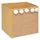 Wellhome Aufbewahrungsbox 29 x 29 x 29 cm 3-tlg. Beige/Braun