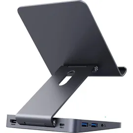 Anker USB-C Hub 551 für iPad/Tablet Stand Grau