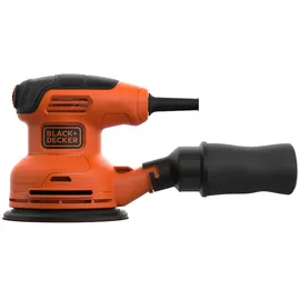 Black & Decker BEW210 Exzenterschleifer inkl. Schleifpapier und Staubfangsack