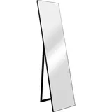 [en.casa] Standspiegel Barletta 150 x 35 cm Schwarz