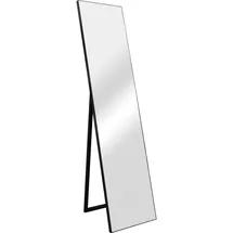 [en.casa] Standspiegel Barletta 150 x 35 cm Schwarz