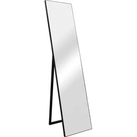 [en.casa] Standspiegel Barletta 150 x 35 cm Schwarz