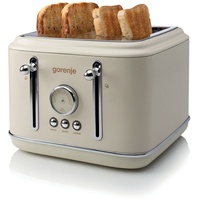 GORENJE Toaster 4 Scheiben Retro T2300CLIN Krümelschublade